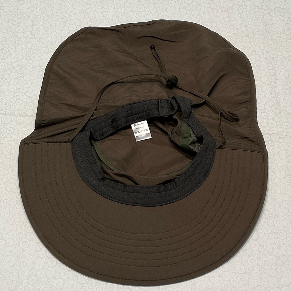 Brown Wide Brim Sun Hat - Picture 2 of 7